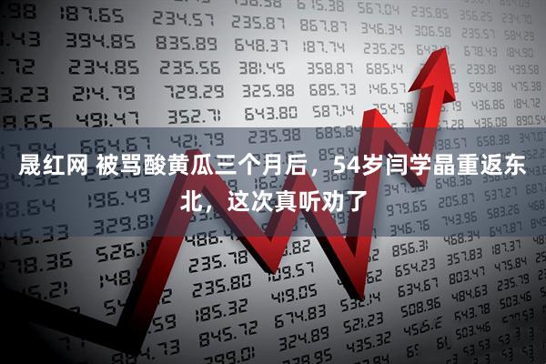 晟红网 被骂酸黄瓜三个月后，54岁闫学晶重返东北，这次真听劝了